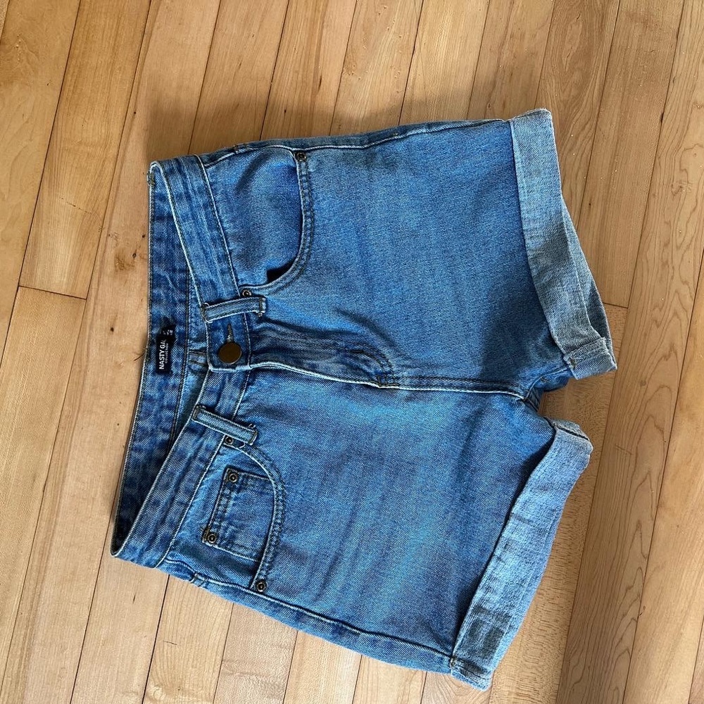 denim shorts